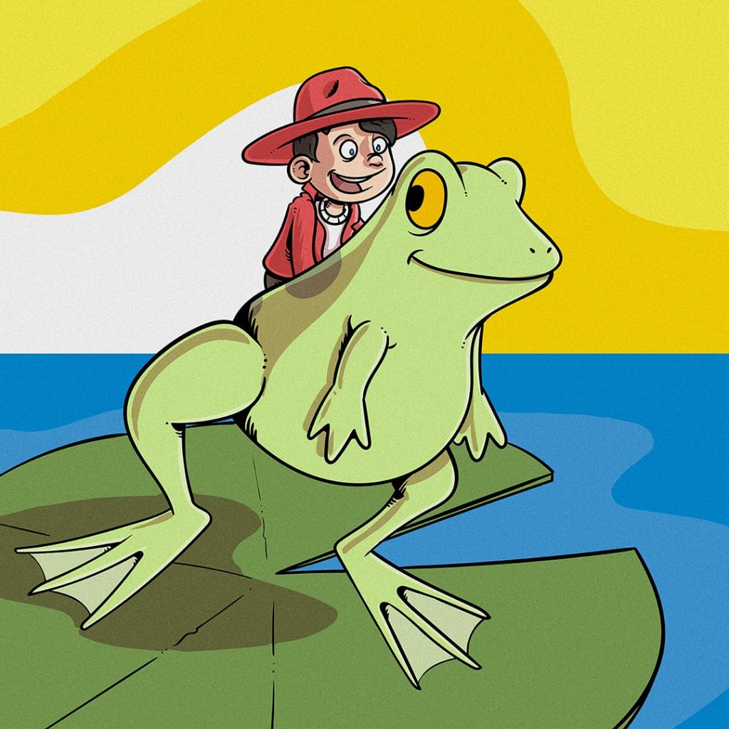 DIY igra: Skok čez krokodila